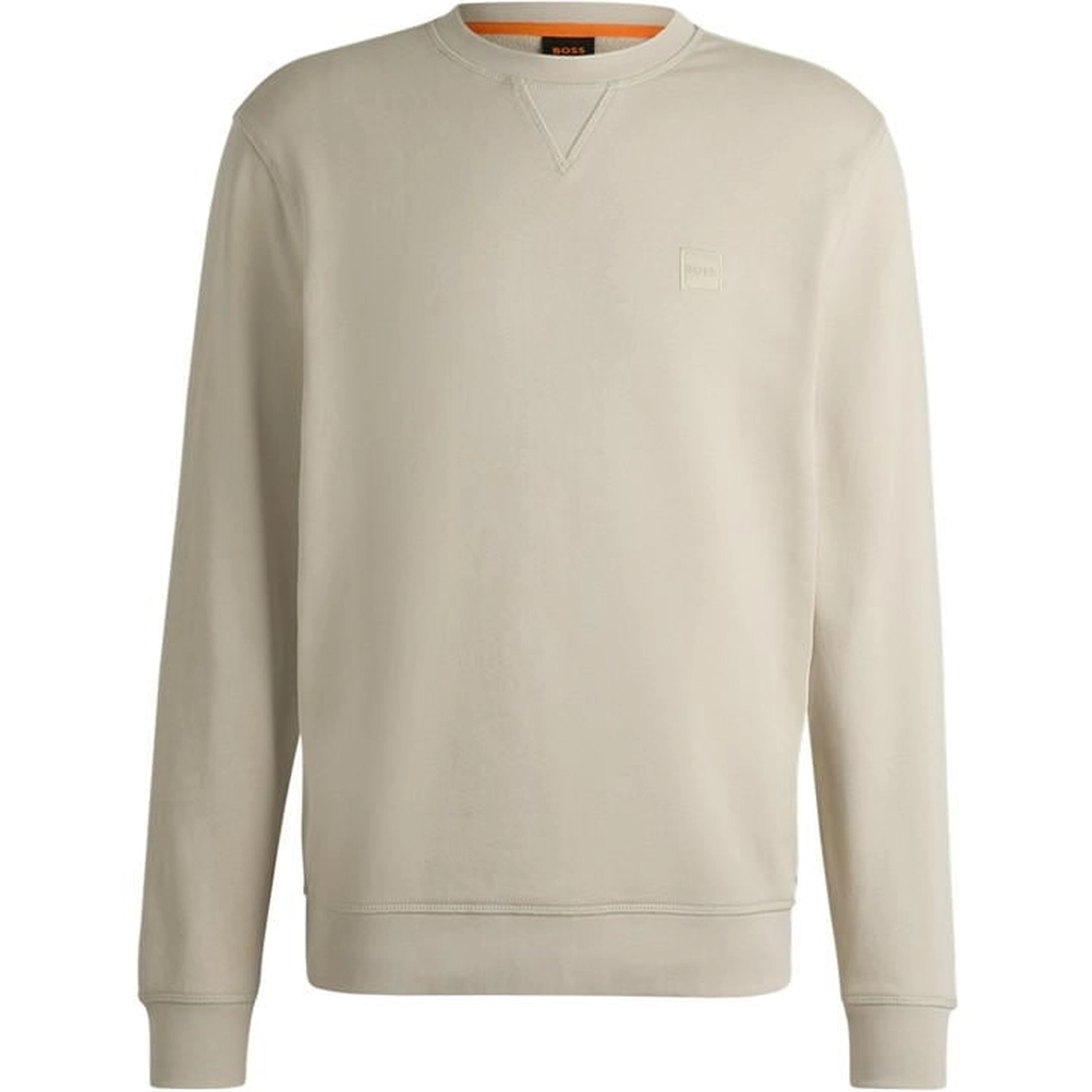 Hugo Boss Men's Westart Crew-Neck Sweatshirt - Beige